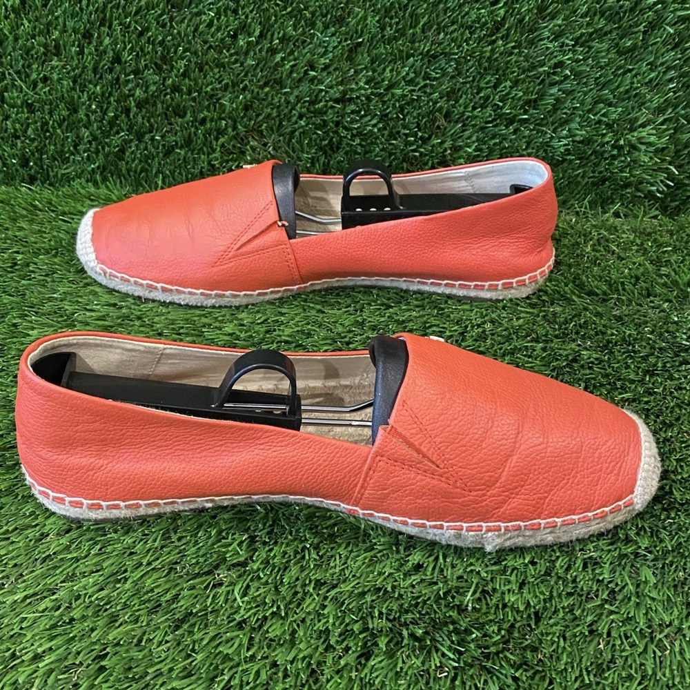 Michael Kors Kendrick leather slip-on espadrille flats* size 7.5 - Picture 7 of 11